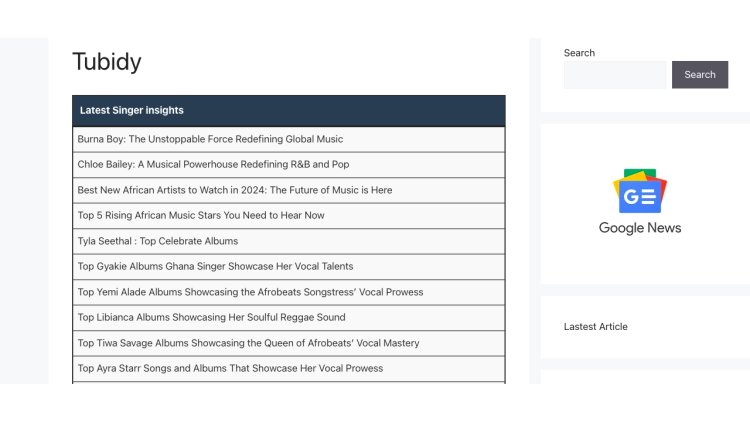 Why Are Young Listeners Choosing Tubidy Africa for Music
