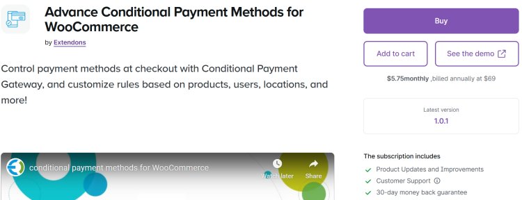 WooCommerce Conditional Shipping and Payments for Easy Control